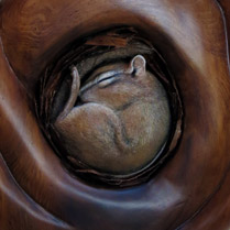chipmunk avatar for wood and clay art